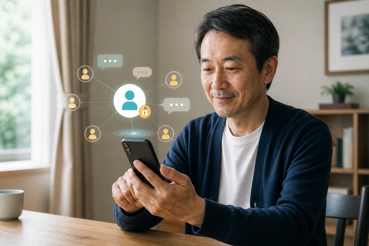 会員ネットワークを通じて同じ部の仲間とつながるOB・OG