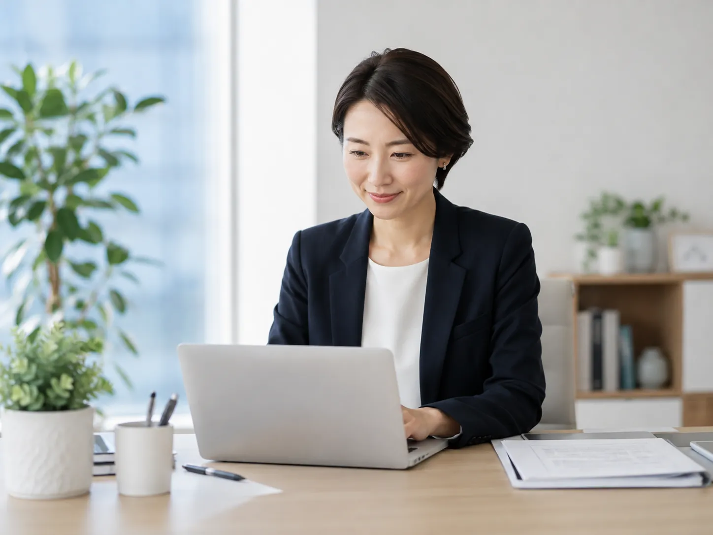 退職者向け会員サイトを管理する会社担当者